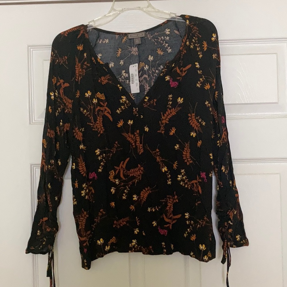 NWT! Jcrew Point SUR blouse gathered sleeves sz L